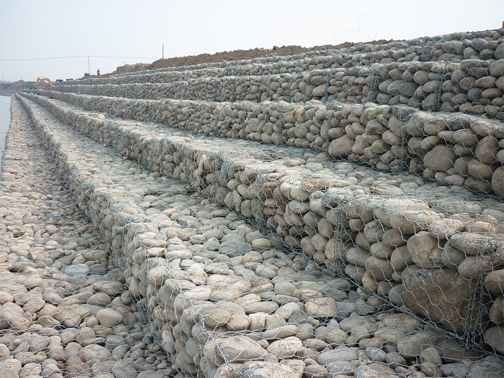 護岸石籠網 護岸石籠網